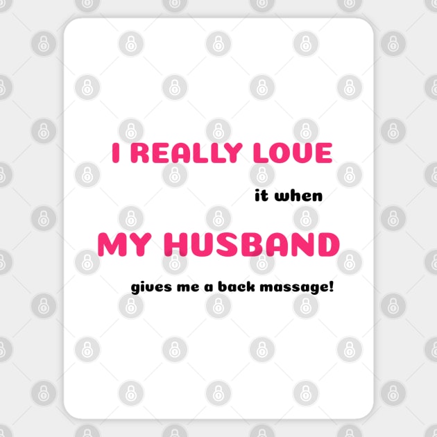 Funny Sayings Gives Me a Massage Graphic Humor Original Artwork Silly Gift Ideas Magnet by Headslap Notions